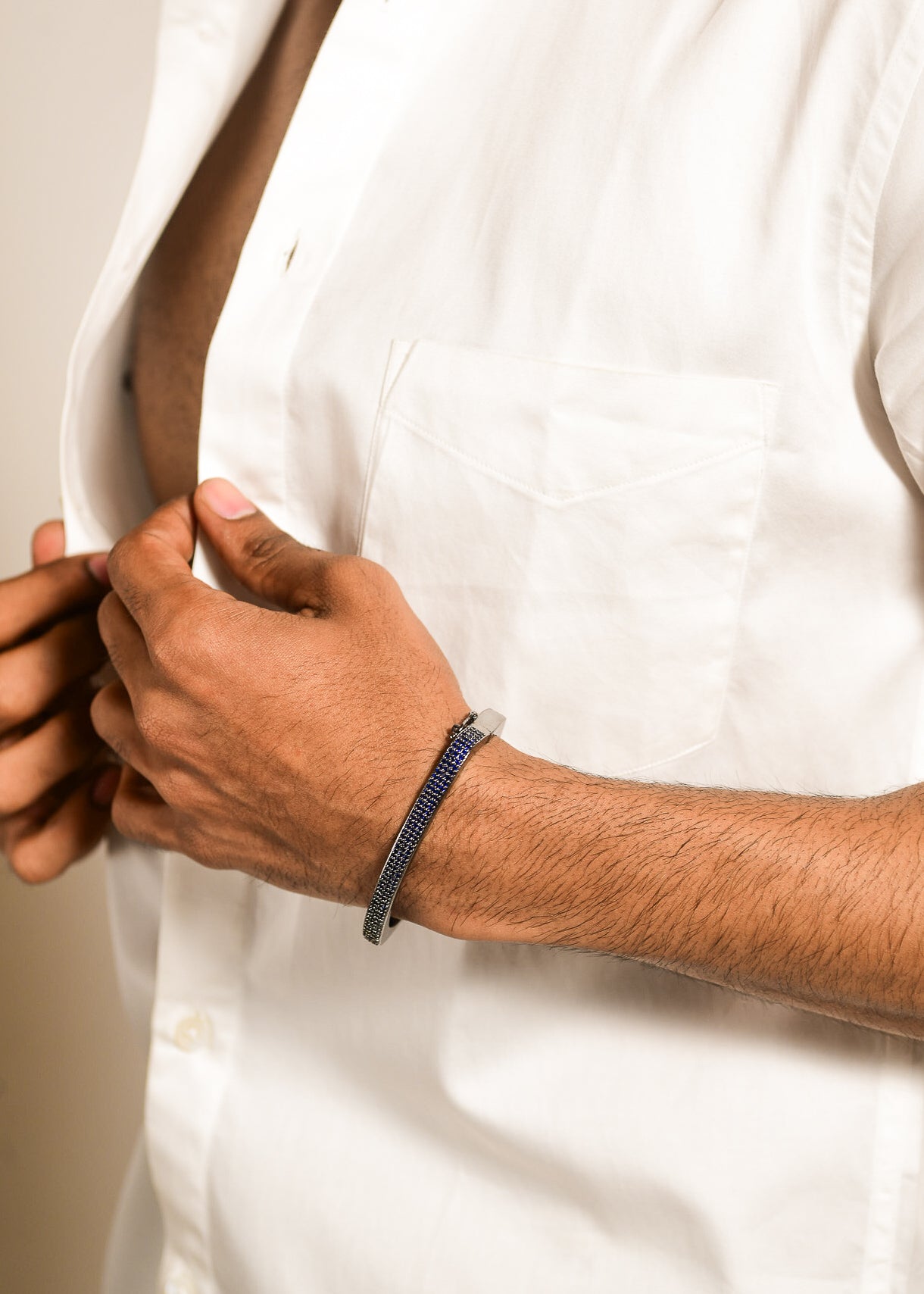 Black Studded Bangle