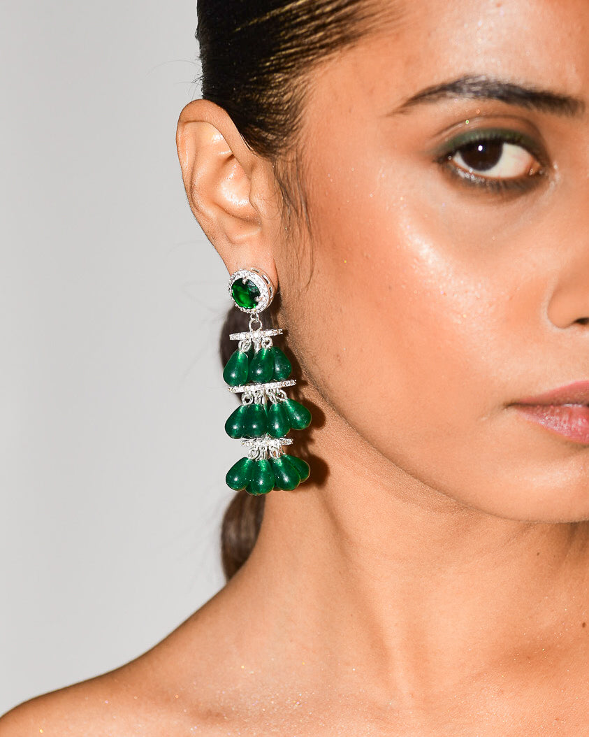 Cocktail Jade Earrings