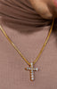 White Cross Necklace and Don Ring Combo