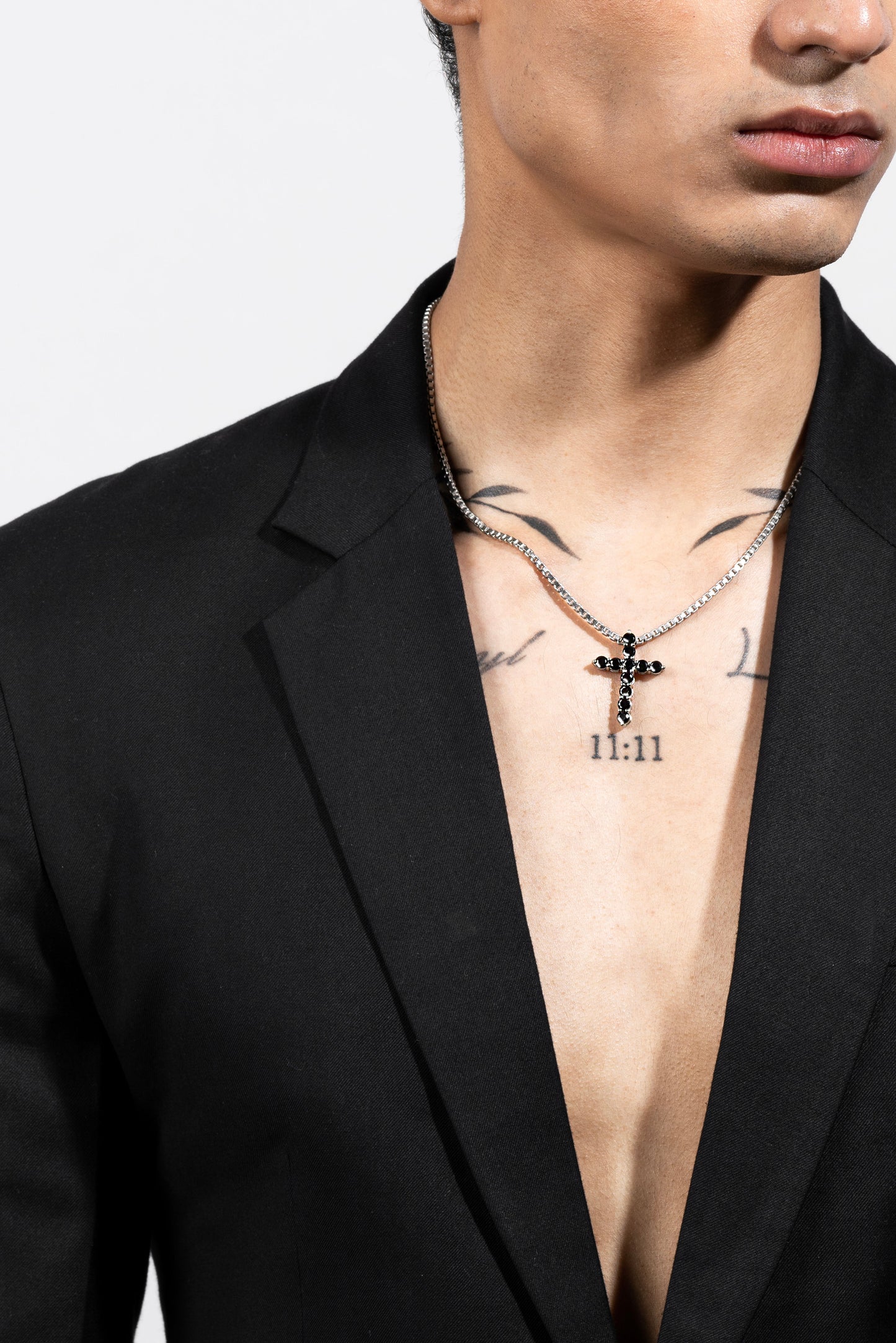 Black Cross Necklace