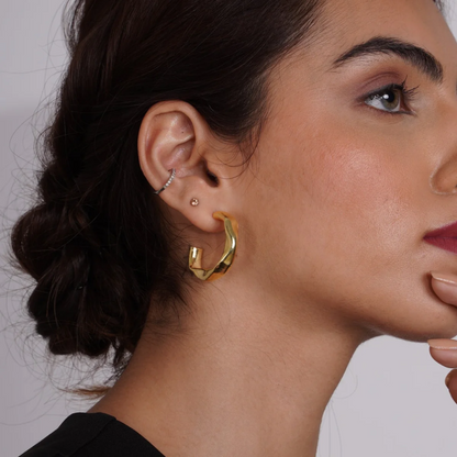 Hammered Hoops