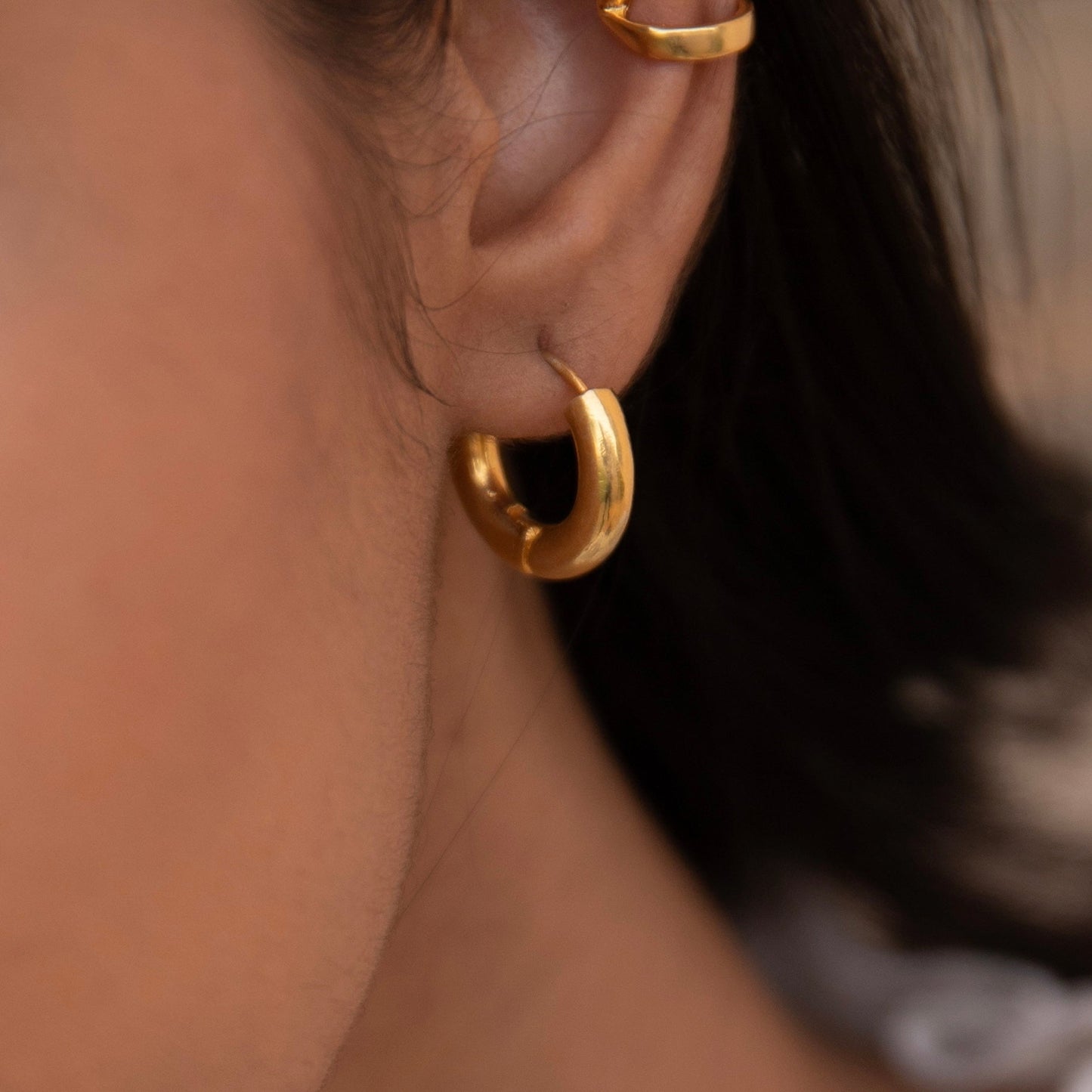 5 in 1 Gold Hoops