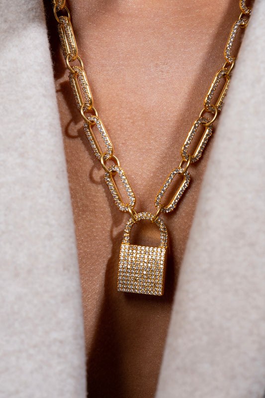 Studded Lock Chain