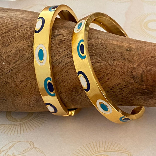 Evil Eye Bangle - Broad