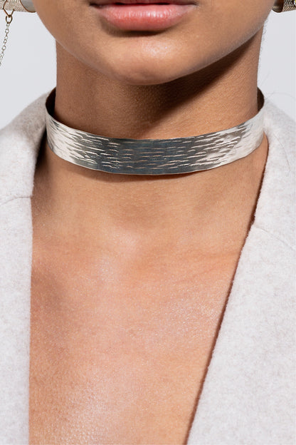 Textured Band Choker