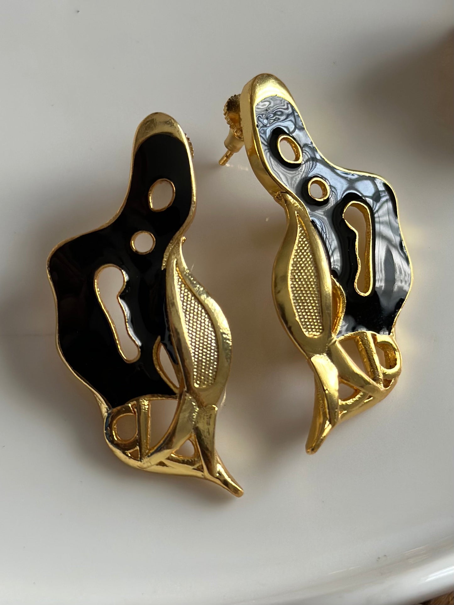 Abstract Melt Earrings